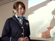 日本空姐航班男教官無套啪啪被抽插